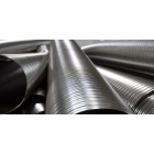 Diâmetro: 200 mm, Tubo Aço inox Flexível 304 L Parede Dupla